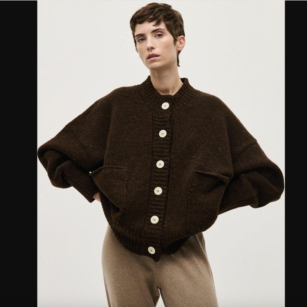 NWOT Babaa Cardigan No11 Earth